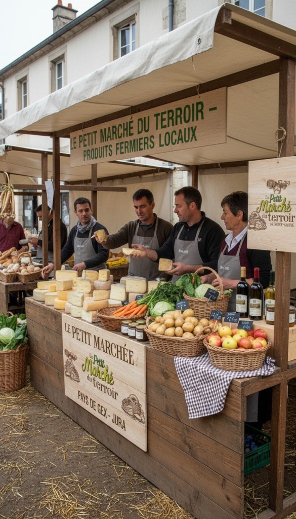 Marché de terroir, sélection de producteurs du Pays de Gex